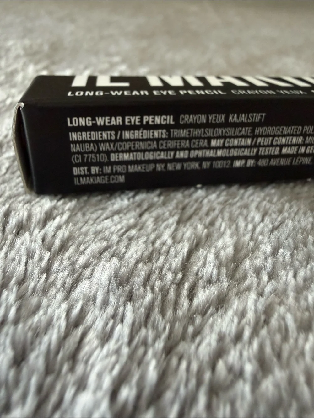 Il Makiage Long Wear Eye Pencil Batman Matte Black 1160 Waterproof New in Box